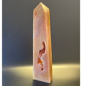 🌸 Gorgeous Pink Amethyst Crystal Tower with Hematoid Inclusions 🌸